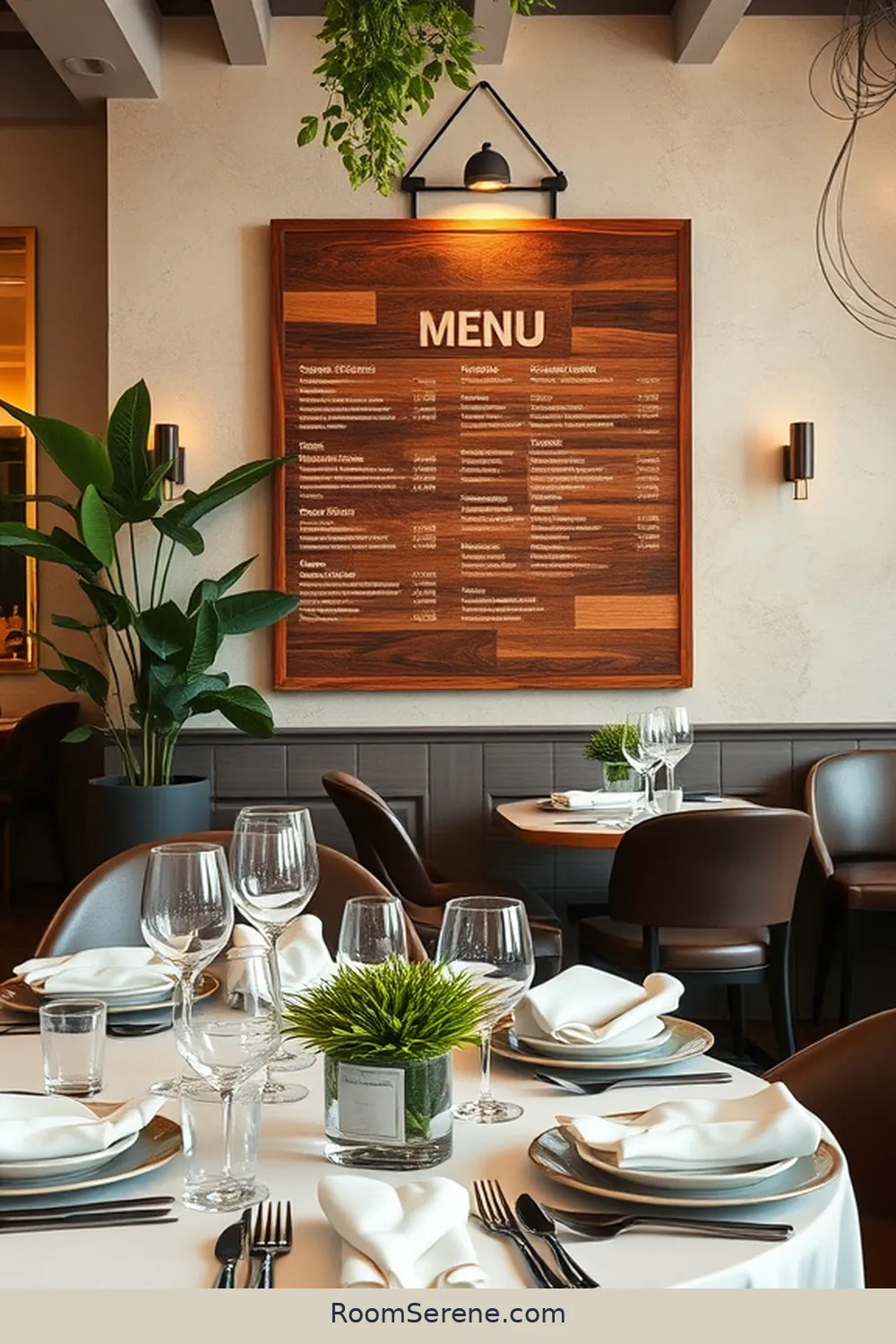 18 Smart Home Features Using Recycled Wood to Enhance Your Dining Room 17 Recycled Wood Smart Menu Boards for 18 Smart Home Features Using Recycled Wood to Enhance Your Dining Room
