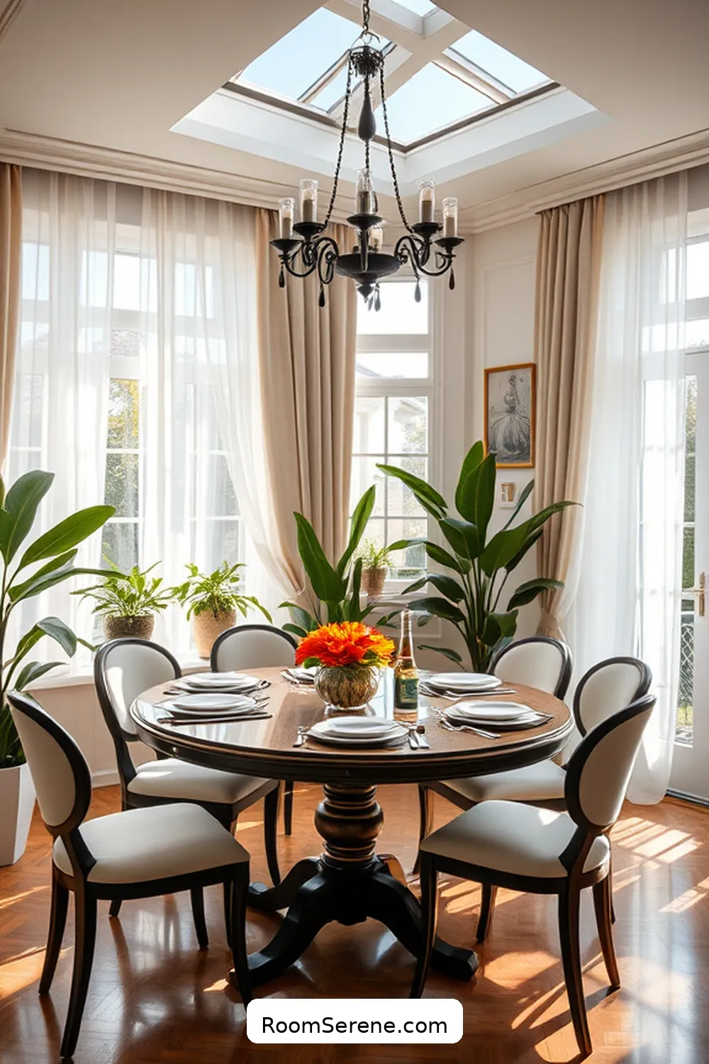 Enhance Window Areas With Solar Lighting for 18 Smart Ways for Dining Room Organization Using Solar-Powered Lights