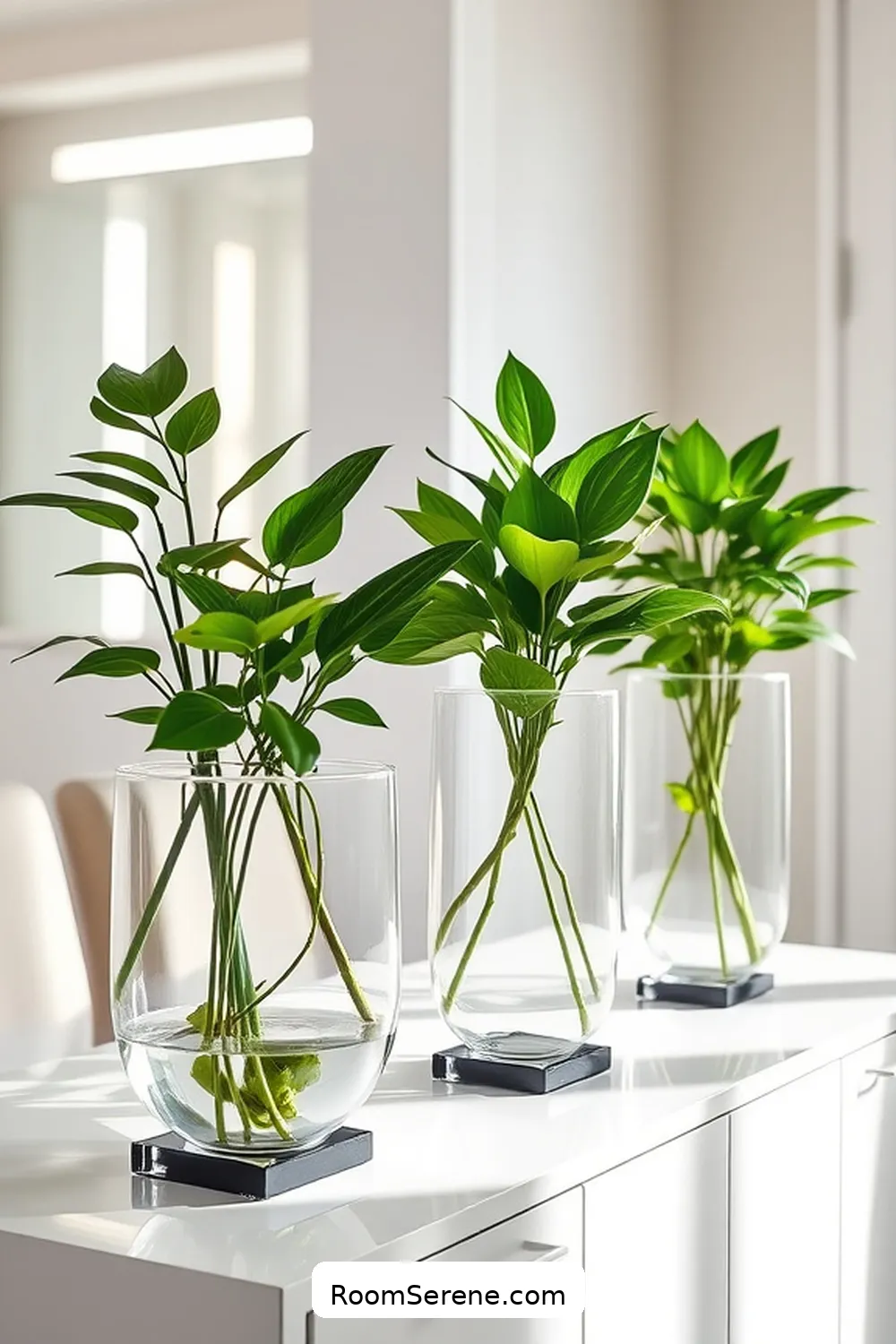 18 Stylish Ways for Entryway Organization Using Glass 14 Glass Planters for a Touch of Nature for 18 Stylish Ways for Entryway Organization Using Glass