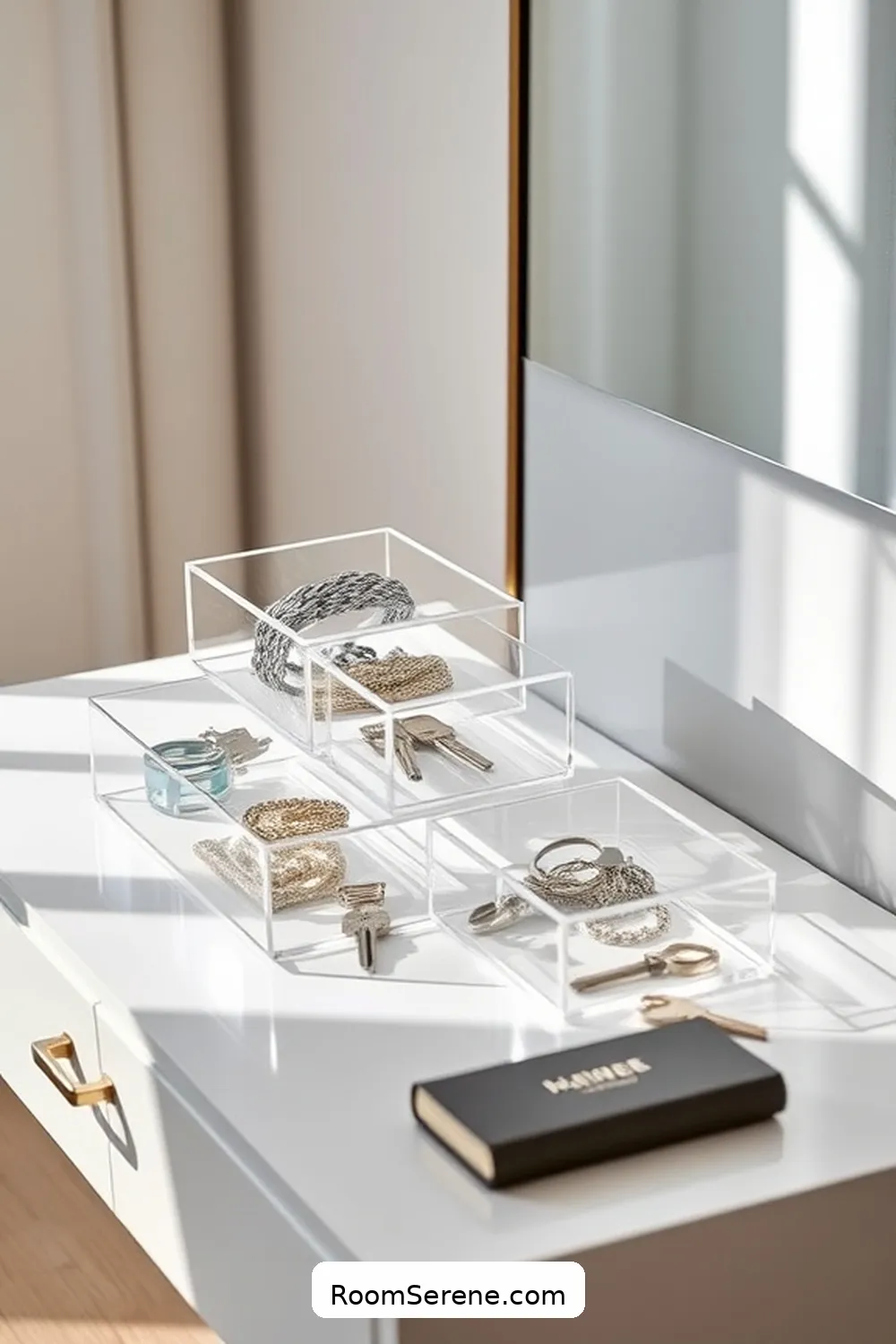 18 Stylish Ways for Entryway Organization Using Glass 13 Transparent Glass Boxes for Keys and Accessories for 18 Stylish Ways for Entryway Organization Using Glass