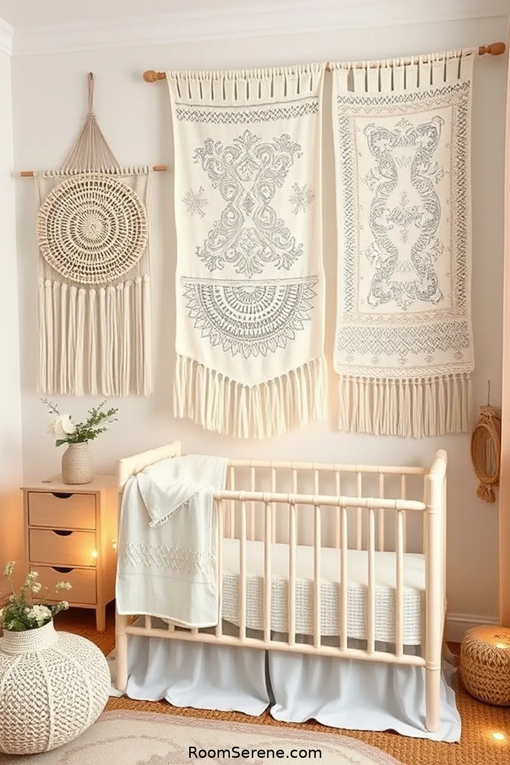 18 Ways to Achieve Comfort and Coziness in Your Nursery Using Organic Cotton 15 Decorative Organic Cotton Wall Hangings for 18 Ways to Achieve Comfort and Coziness in Your Nursery Using Organic Cotton
