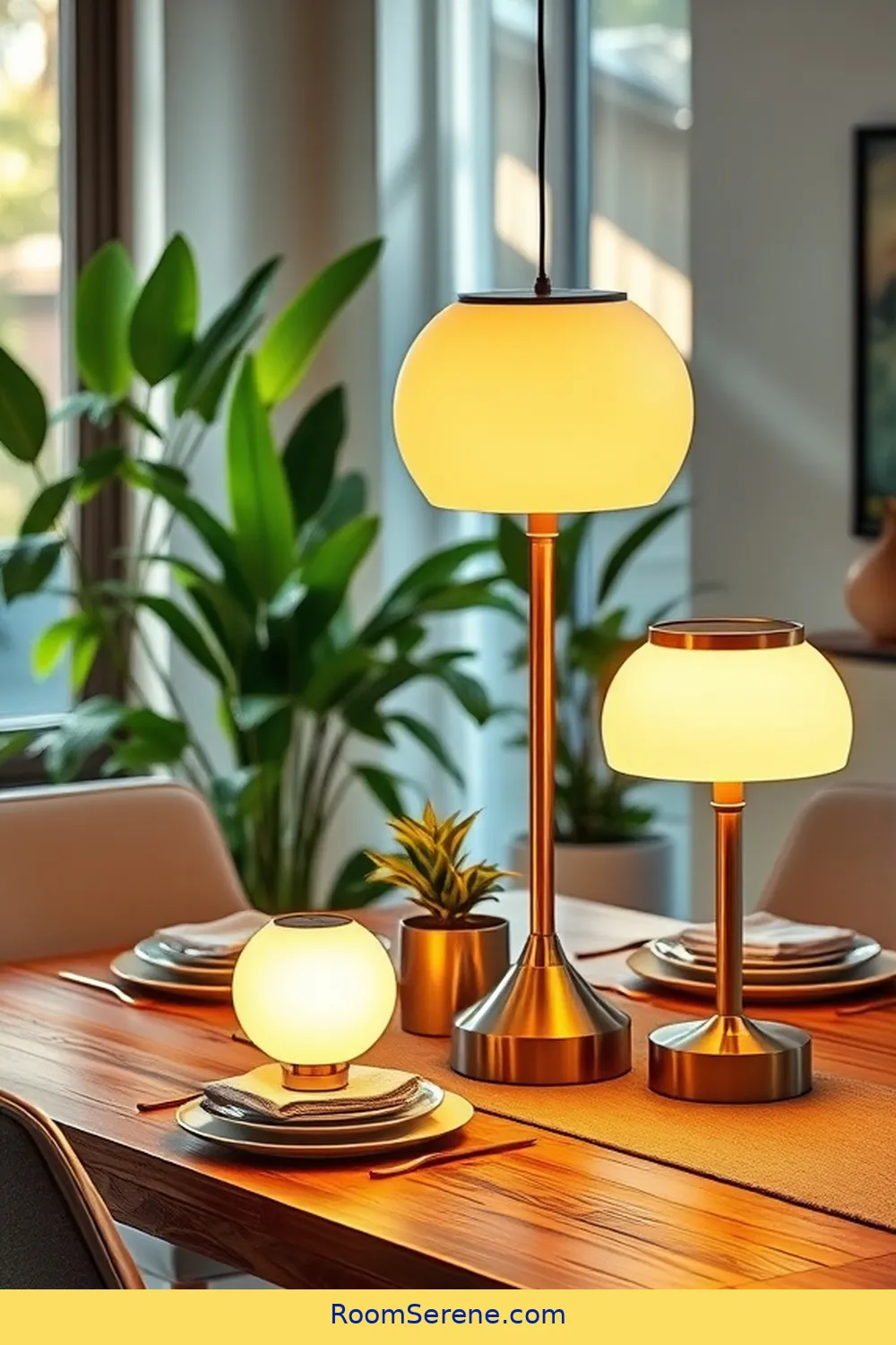 18 Ways to Boost Energy Efficiency in Your Dining Room Using Solar-Powered Lights 6 Incorporate Solar Table Lamps for 18 Ways to Boost Energy Efficiency in Your Dining Room Using Solar-Powered Lights