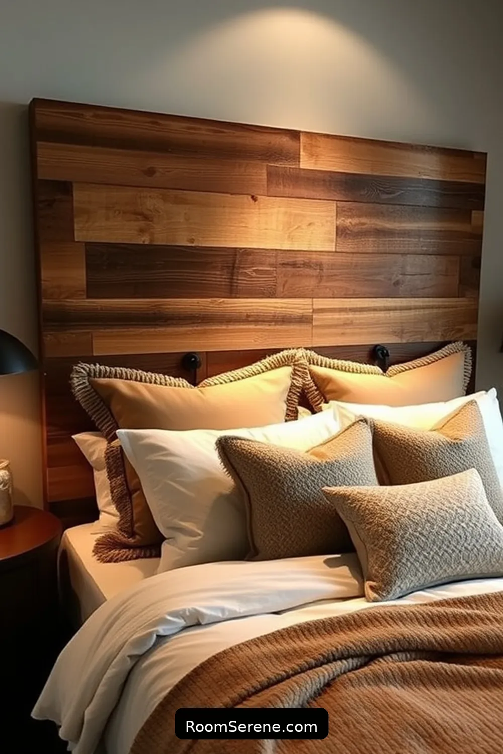 18 Ways to Create Comfort and Coziness in Your Bedroom Using Recycled Wood 2 Build a Reclaimed Wood Headboard for 18 Ways to Create Comfort and Coziness in Your Bedroom Using Recycled Wood
