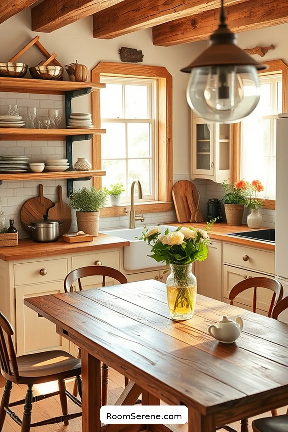 18 Ways to Create Comfort and Coziness in Your Kitchen Using Recycled Wood 8 Charming Wood Accents for 18 Ways to Create Comfort and Coziness in Your Kitchen Using Recycled Wood