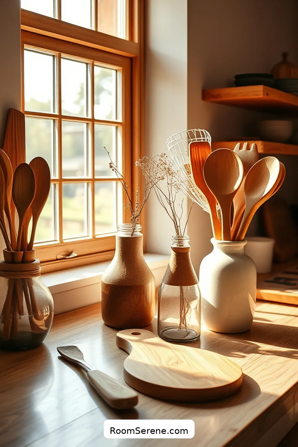 18 Ways to Create Comfort and Coziness in Your Kitchen Using Recycled Wood 14 Handmade Wooden Utensils for 18 Ways to Create Comfort and Coziness in Your Kitchen Using Recycled Wood