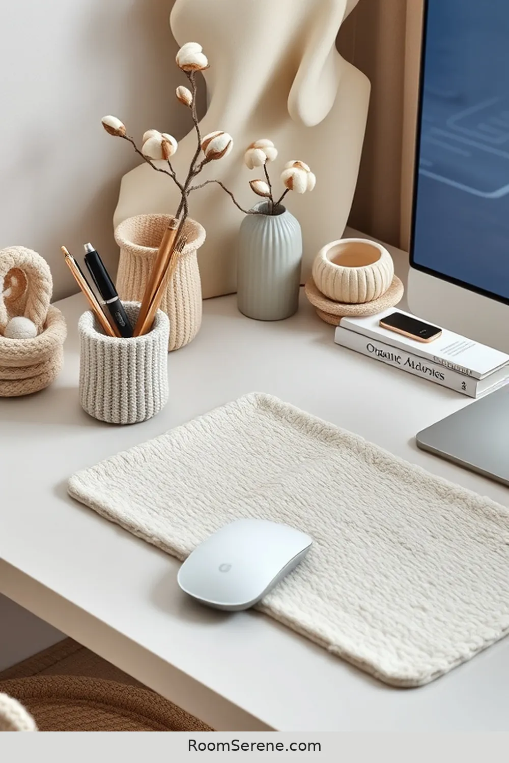 18 Ways to Use Organic Cotton in Your Home Office Design 14 Organic Cotton Desk Accessories for 18 Ways to Use Organic Cotton in Your Home Office Design