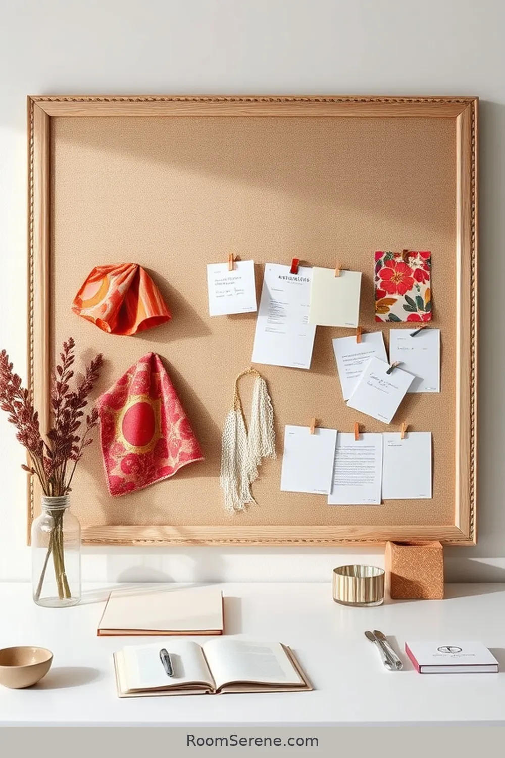 18 Ways to Use Organic Cotton in Your Home Office Design 17 Organic Cotton Fabric Bulletin Boards for 18 Ways to Use Organic Cotton in Your Home Office Design