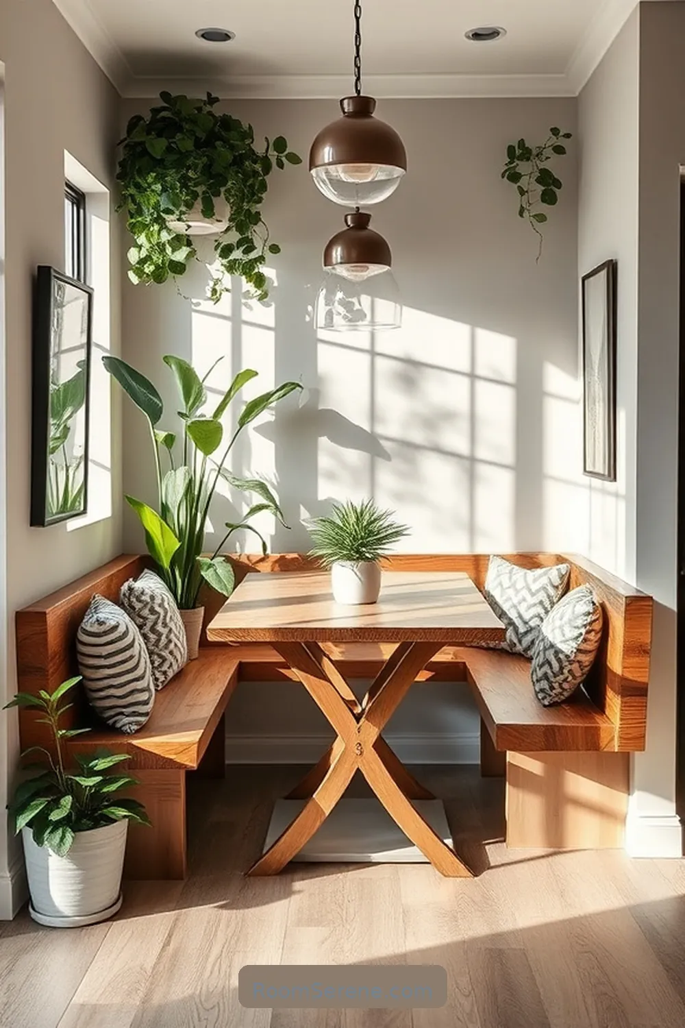 19 Creative Designs for Dining Room Workspaces Using Recycled Wood 13 Custom Built-in Reclaimed Wood Nook for 19 Creative Designs for Dining Room Workspaces Using Recycled Wood