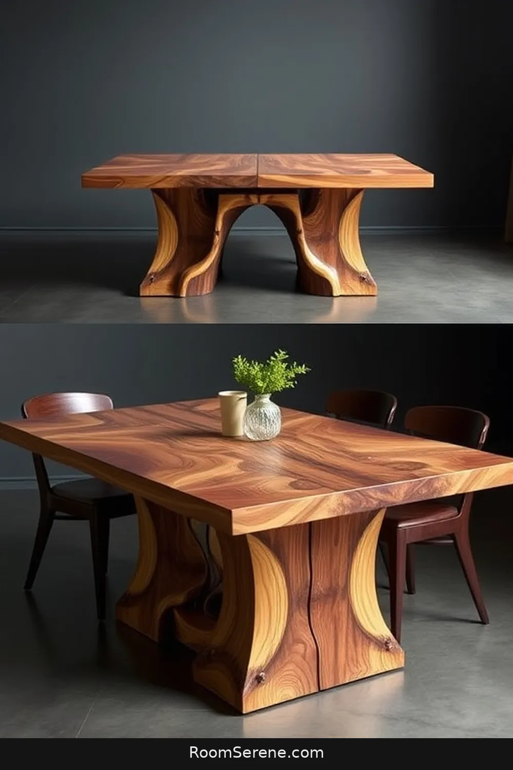 19 Creative Designs for Dining Room Workspaces Using Recycled Wood 20 Transformable Dining Table Workspace for 19 Creative Designs for Dining Room Workspaces Using Recycled Wood