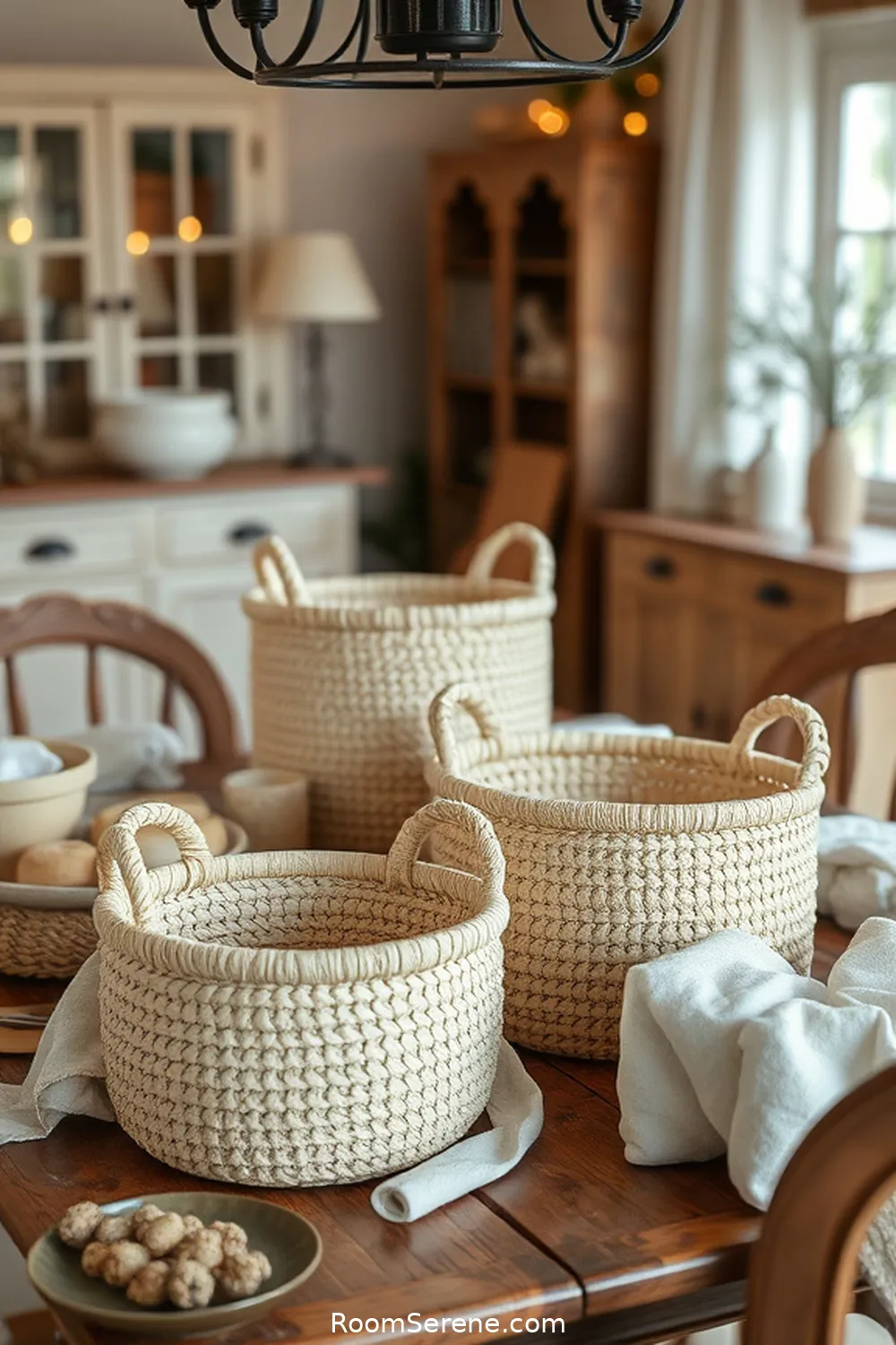 19 Essential Organic Cotton Items for Dining Room Organization 9 Organic Cotton Baskets for 19 Essential Organic Cotton Items for Dining Room Organization