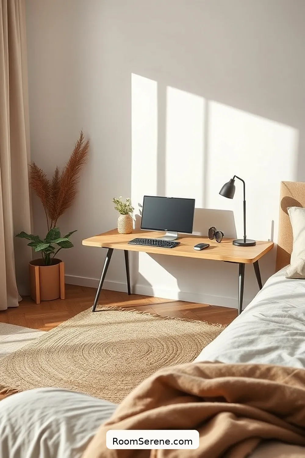 19 Inspiring Ways to Use Natural Fibers in Bedroom Workspace Design 17 Introduce a Natural Fiber Desk Mat for 19 Inspiring Ways to Use Natural Fibers in Bedroom Workspace Design