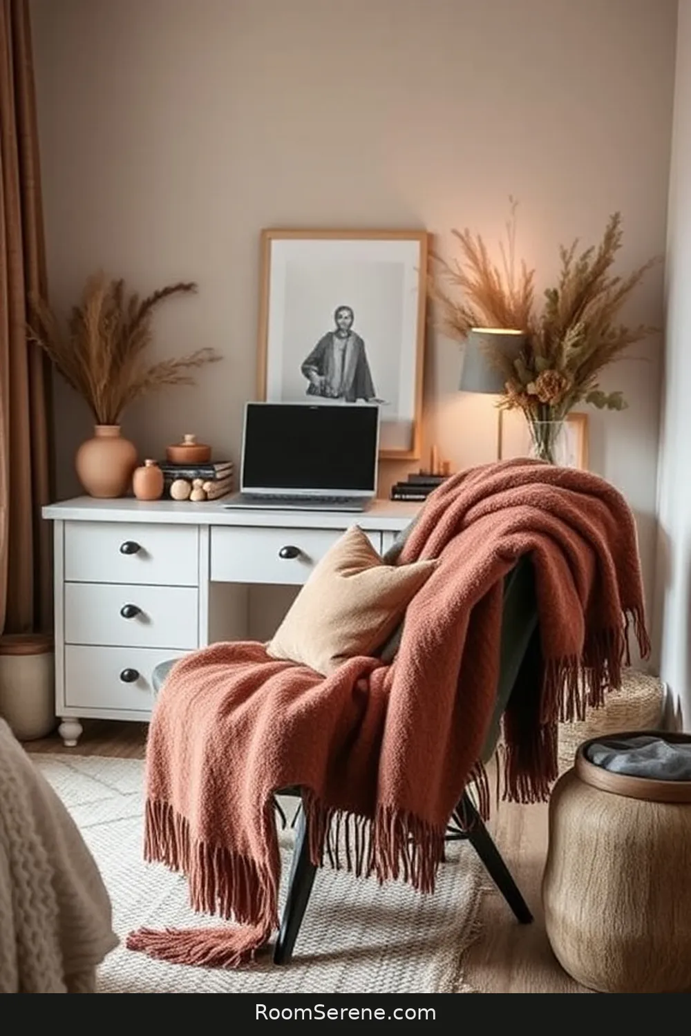 19 Inspiring Ways to Use Natural Fibers in Bedroom Workspace Design 5 Use Wool Throws for Warmth for 19 Inspiring Ways to Use Natural Fibers in Bedroom Workspace Design