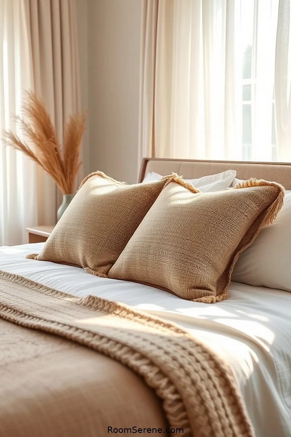 19 Natural Fiber Solutions for Energy Efficiency in the Bedroom 7 Jute Throw Pillows for 19 Natural Fiber Solutions for Energy Efficiency in the Bedroom