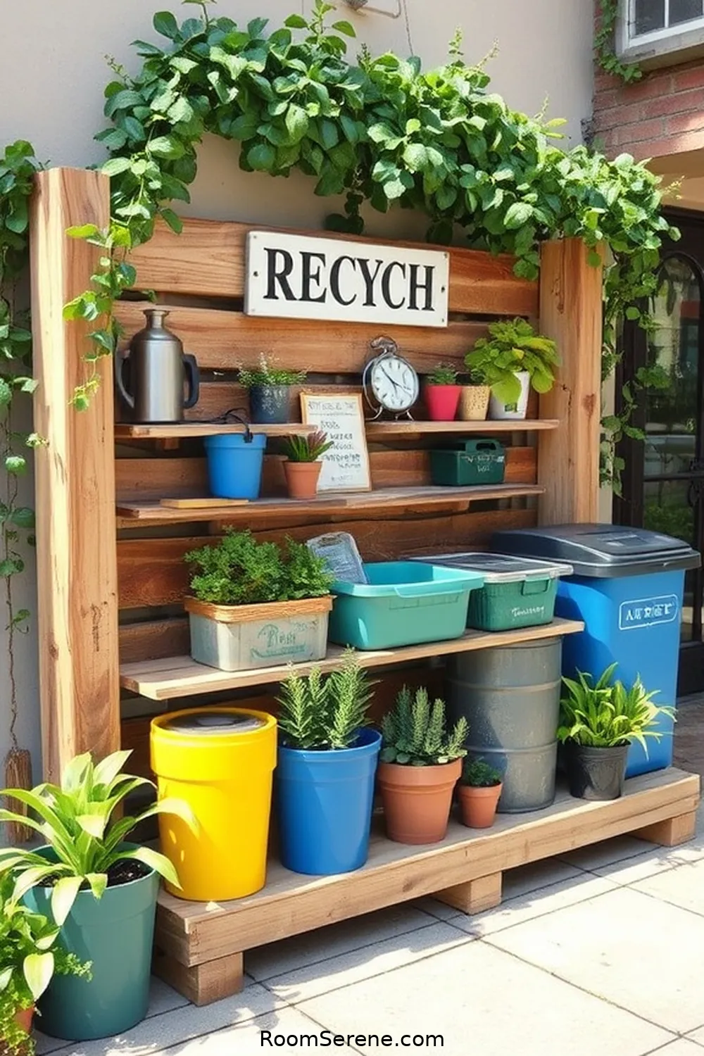 19 Smart Home Features for Your Garage Using Reclaimed Materials 19 Smart Recycling Station Using Reclaimed Containers for 19 Smart Home Features for Your Garage Using Reclaimed Materials