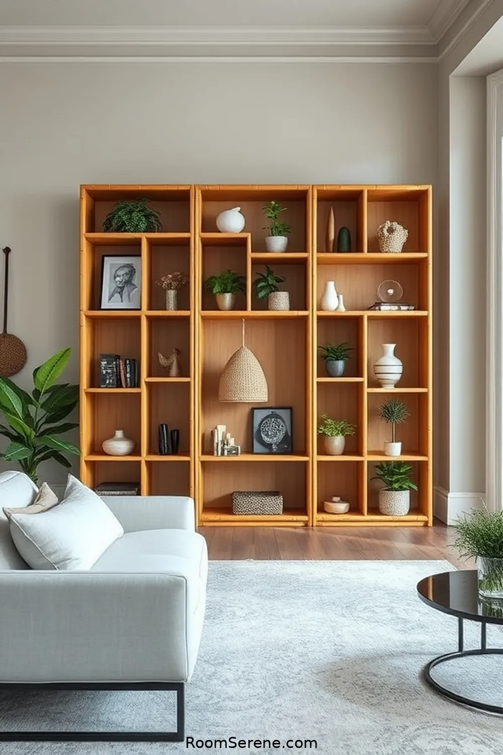 Versatile Bamboo Cubbies for 19 Stylish Bamboo Storage Solutions for Your Living Room