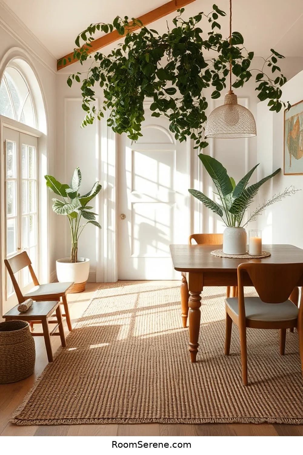 19 Ways to Achieve Comfort and Coziness in Your Dining Room Using Natural Fibers 3 Incorporating Jute Area Rugs for 19 Ways to Achieve Comfort and Coziness in Your Dining Room Using Natural Fibers