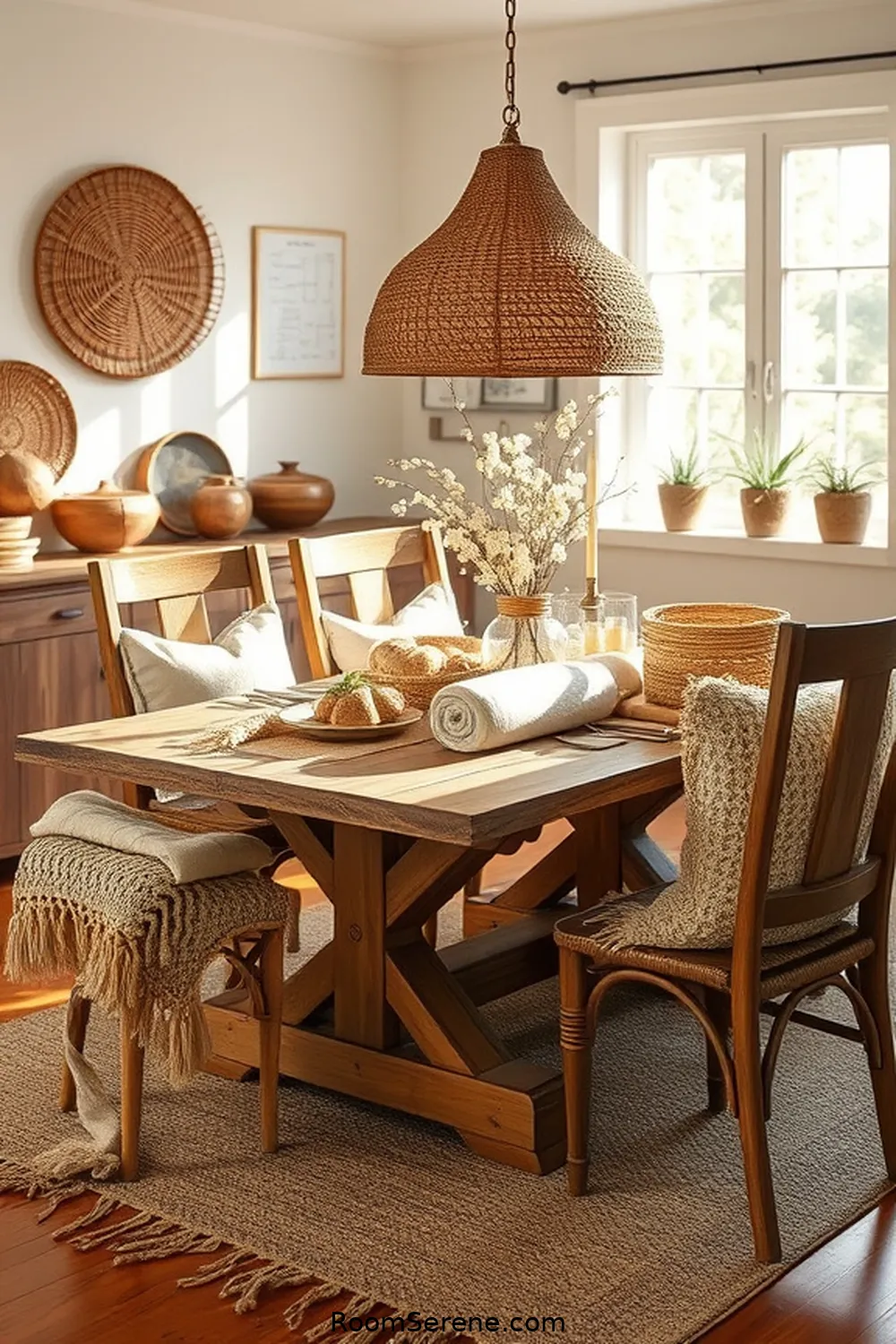 19 Ways to Achieve Comfort and Coziness in Your Dining Room Using Natural Fibers 16 Mixing and Matching Textures for 19 Ways to Achieve Comfort and Coziness in Your Dining Room Using Natural Fibers