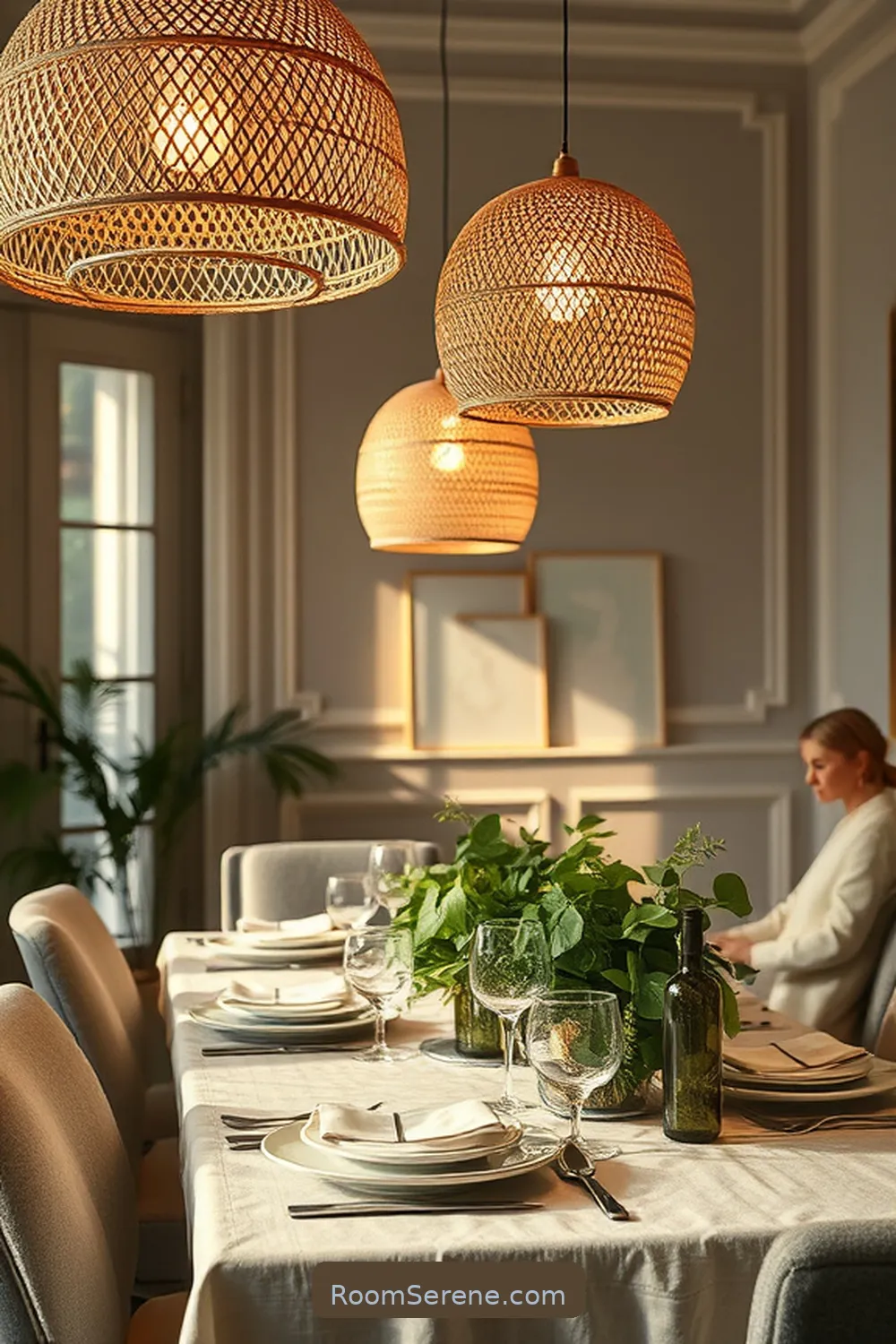 19 Ways to Achieve Comfort and Coziness in Your Dining Room Using Natural Fibers 13 Selecting Natural Fiber Light Fixtures for 19 Ways to Achieve Comfort and Coziness in Your Dining Room Using Natural Fibers