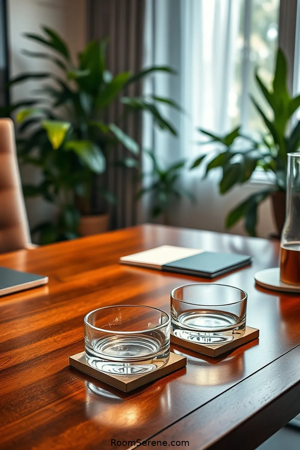 19 Ways to Achieve Comfort and Coziness in Your Home Office Using Glass 17 Glass Coasters for a Touch of Elegance for 19 Ways to Achieve Comfort and Coziness in Your Home Office Using Glass