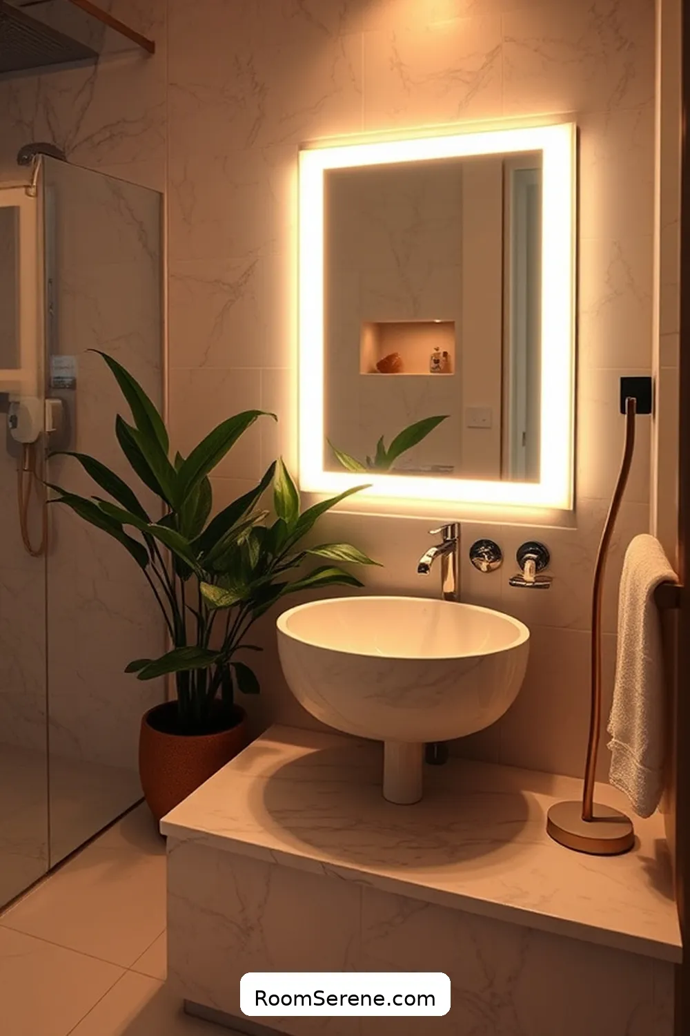 19 Ways to Create Comfort and Coziness in Your Bathroom Using Solar-Powered Lights 15 Incorporate Solar-Powered LED Strips for 19 Ways to Create Comfort and Coziness in Your Bathroom Using Solar-Powered Lights
