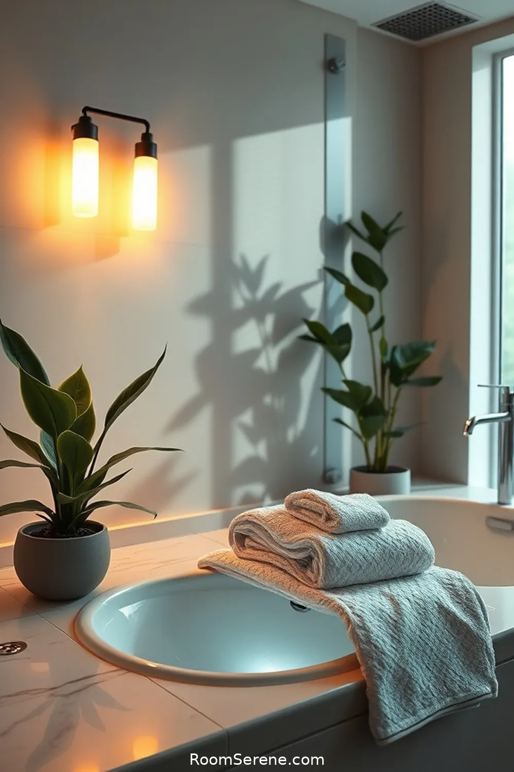 19 Ways to Create Comfort and Coziness in Your Bathroom Using Solar-Powered Lights 17 Use Solar-Powered Mood Lights for 19 Ways to Create Comfort and Coziness in Your Bathroom Using Solar-Powered Lights