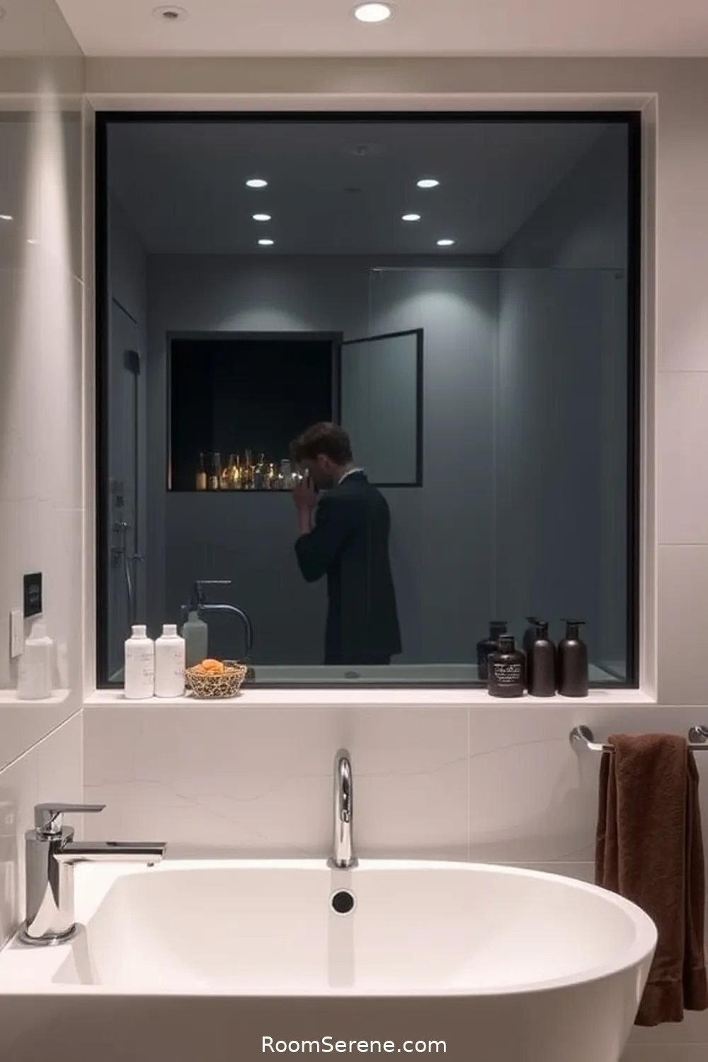 Glass Privacy Windows With Adjustable Tinting for 20 Innovative Smart Home Features for Your Bathroom Using Glass