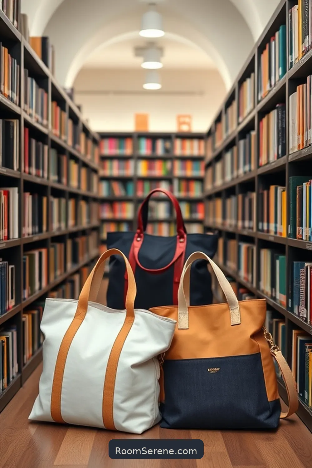 Multi-Purpose Organic Cotton Carryalls for 20 Innovative Storage Solutions for Libraries Using Organic Cotton
