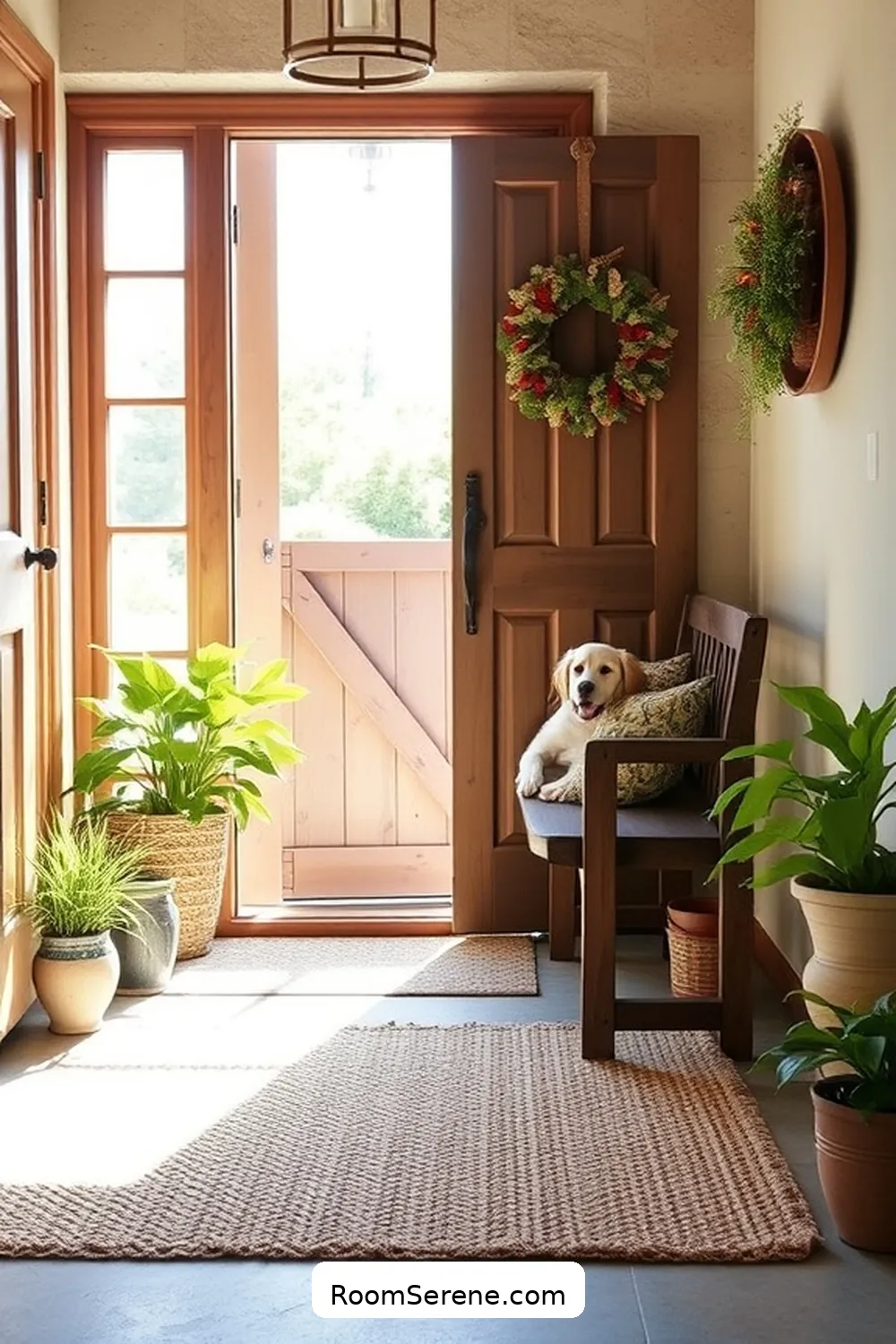 Sisal Doormats for Durability for 20 Inspiring Ideas for Multi-Use Entryways Using Natural Fibers