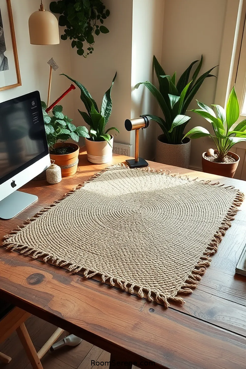 20 Natural Fiber Essentials for Comfort in Your Cozy Home Office 6 Hemp Desk Mat for 20 Natural Fiber Essentials for Comfort in Your Cozy Home Office
