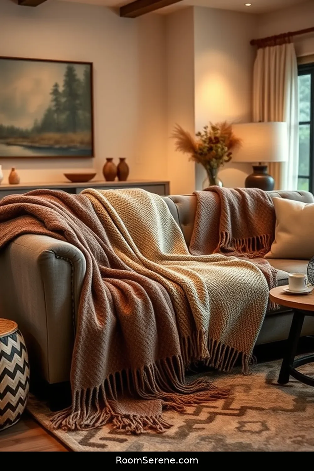 20 Smart Home Features Enhancing Your Living Room Using Natural Fibers 6 Temperature-Regulating Wool Throws for 20 Smart Home Features Enhancing Your Living Room Using Natural Fibers