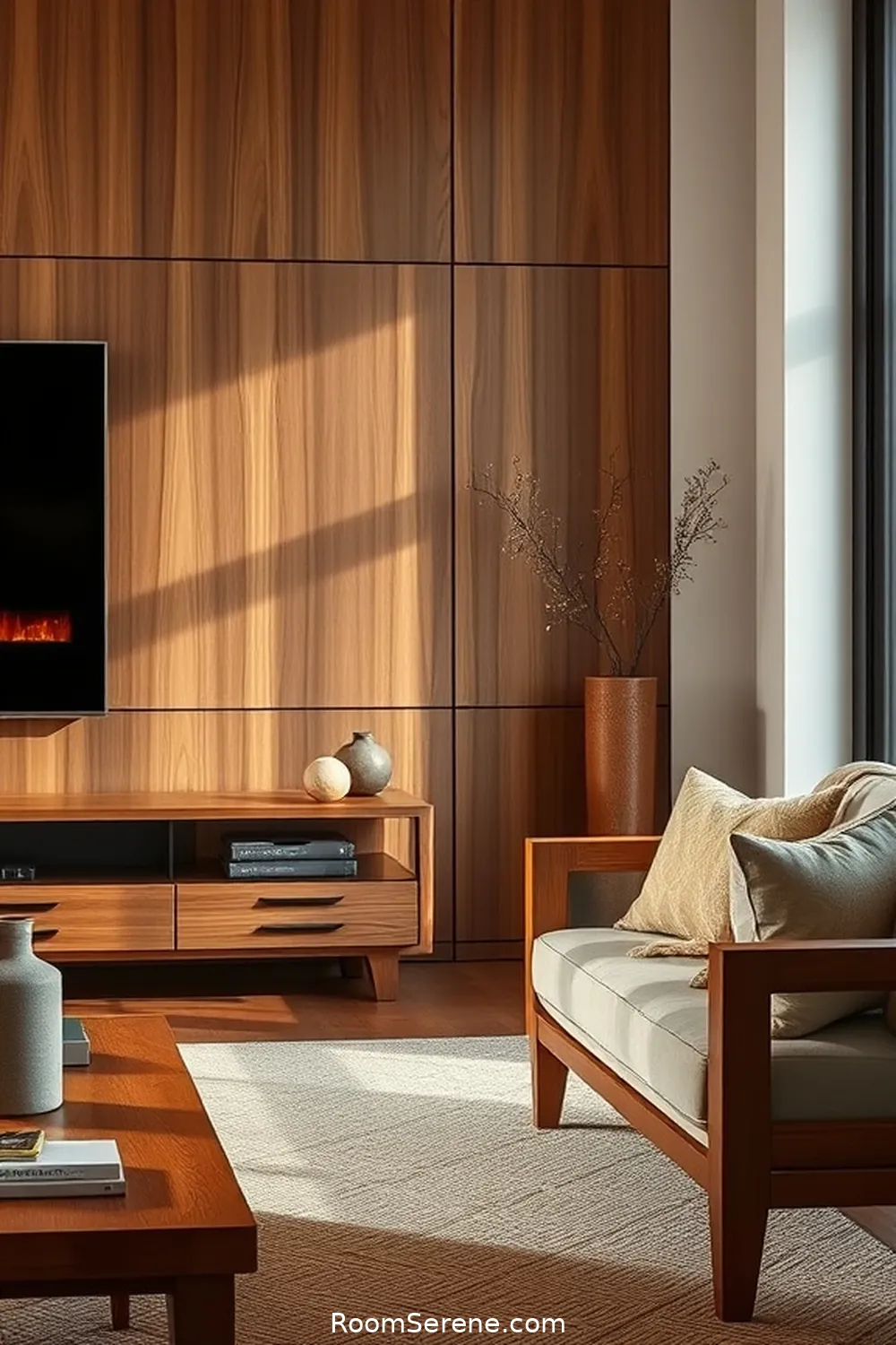 20 Smart Home Features Enhancing Your Living Room Using Natural Fibers 12 Voice-Controlled Wooden Furniture for 20 Smart Home Features Enhancing Your Living Room Using Natural Fibers
