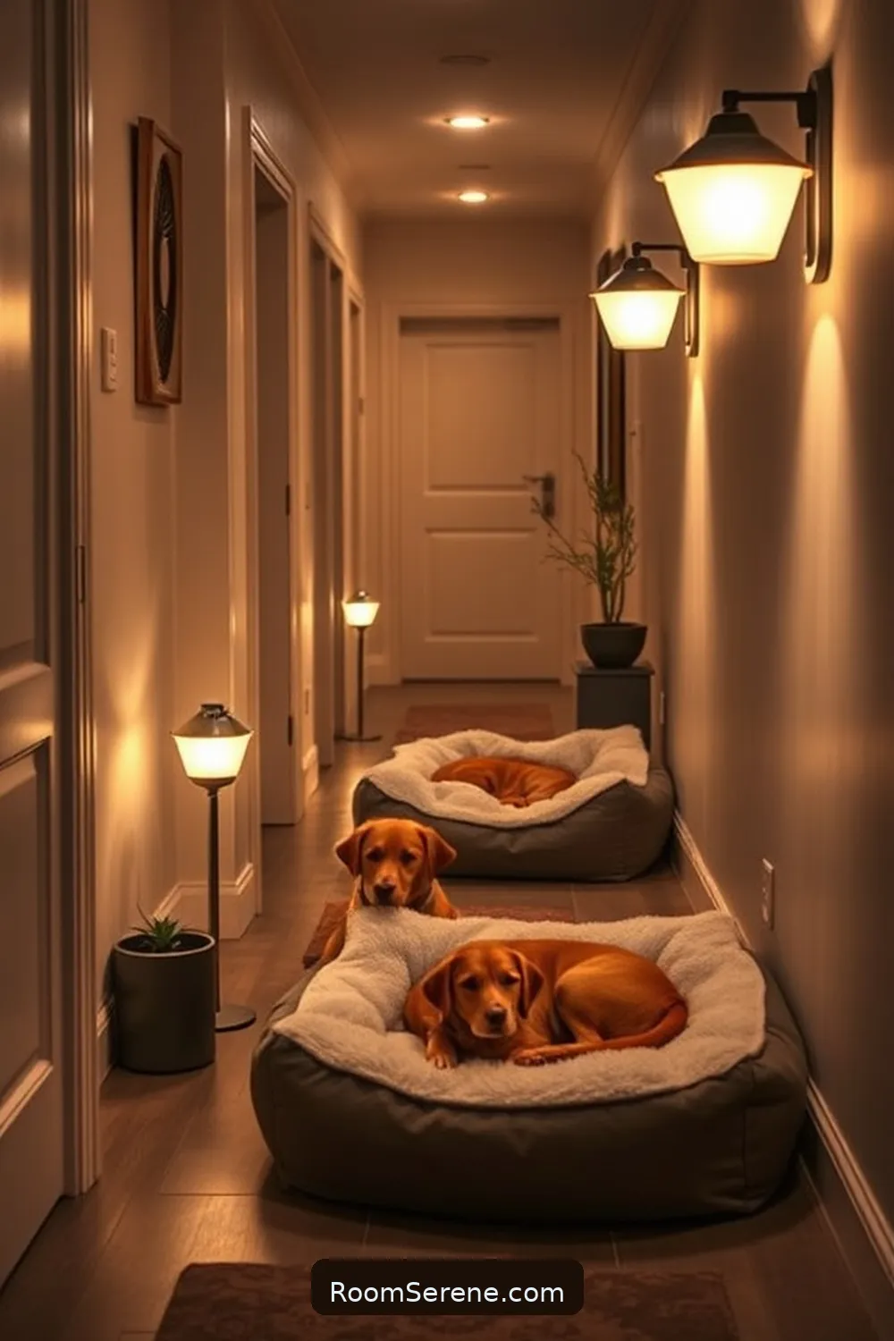 Position Lights Around Pet Beds for 20 Tips for Using Solar-Powered Lights in a Pet-Friendly Hallway