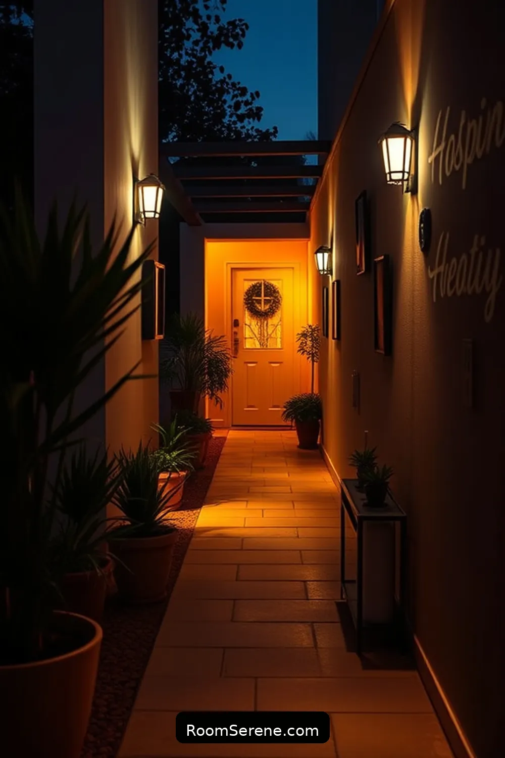 Test Light Placement During Nighttime for 20 Tips for Using Solar-Powered Lights in a Pet-Friendly Hallway