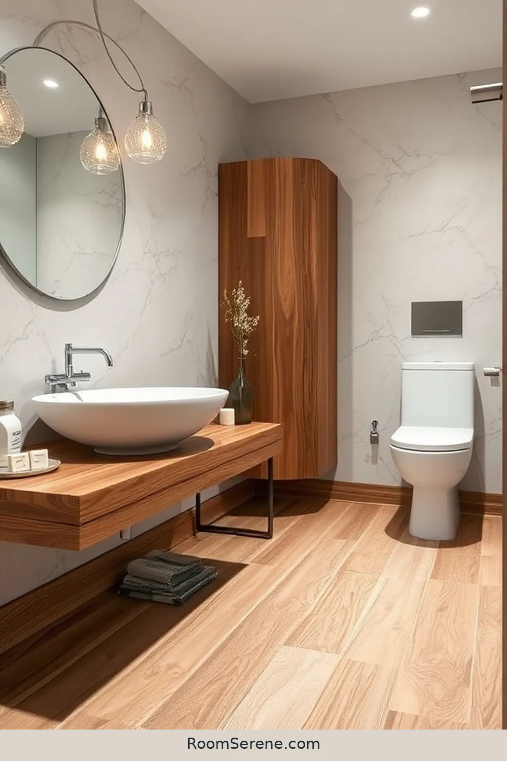 20 Ways to Boost Energy Efficiency in Your Bathroom Using Recycled Wood 12 Utilize Recycled Wood for Baseboards for 20 Ways to Boost Energy Efficiency in Your Bathroom Using Recycled Wood