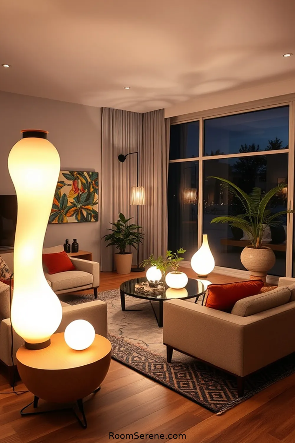 20 Ways to Boost Energy Efficiency in Your Living Room Using Solar-Powered Lights 21 Decorate With Solar-Powered Light Art for 20 Ways to Boost Energy Efficiency in Your Living Room Using Solar-Powered Lights
