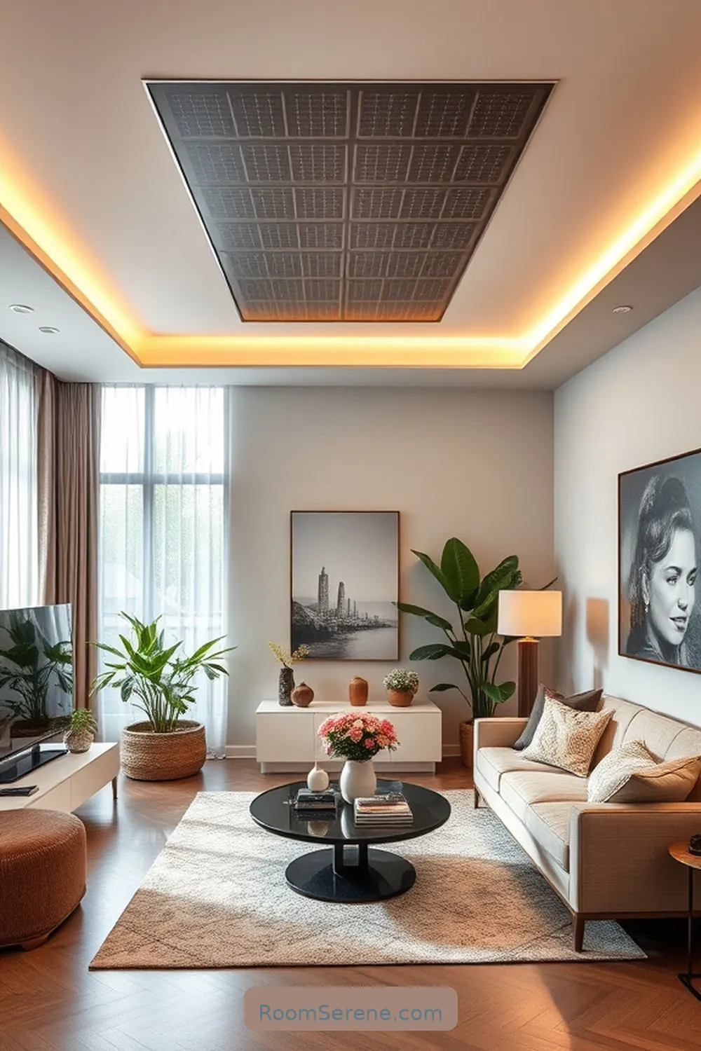 20 Ways to Boost Energy Efficiency in Your Living Room Using Solar-Powered Lights 10 Implement Solar-Powered Ceiling Fixtures for 20 Ways to Boost Energy Efficiency in Your Living Room Using Solar-Powered Lights