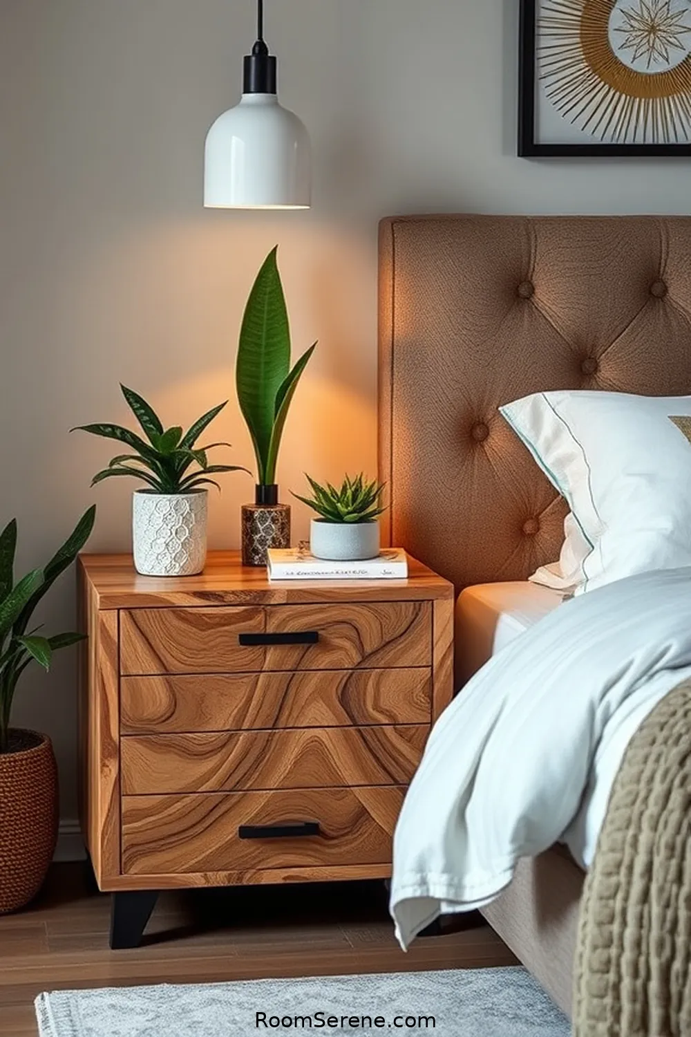 Design a Recycled Wood Nightstand for 20 Ways to Boost Energy Efficiency in the Bedroom Using Recycled Wood