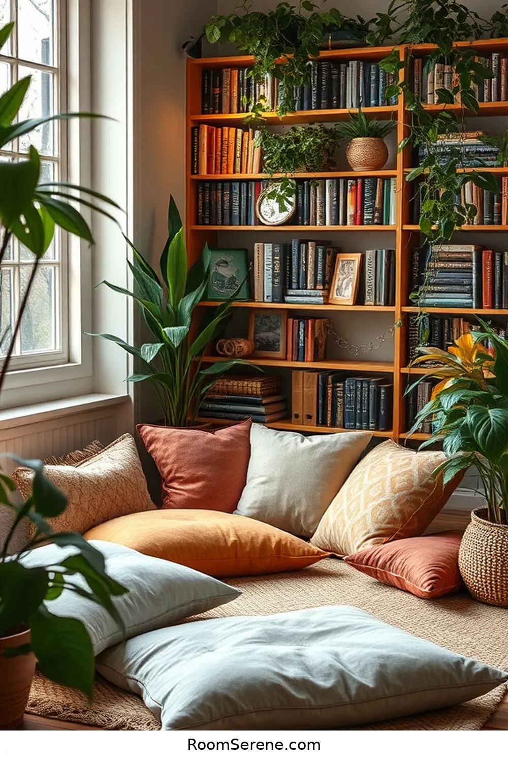 20 Ways to Enhance Comfort and Coziness in Your Library Using Organic Cotton 18 Organic Cotton Floor Cushions for Casual Seating for 20 Ways to Enhance Comfort and Coziness in Your Library Using Organic Cotton