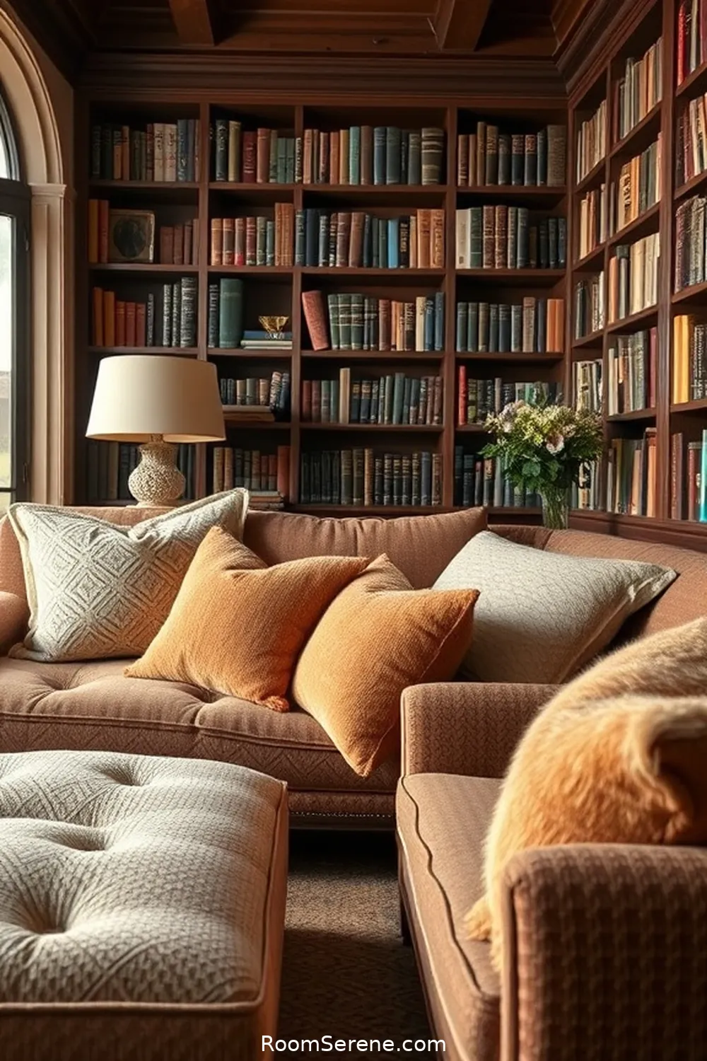 20 Ways to Enhance Comfort and Coziness in Your Library Using Organic Cotton 17 Versatile Organic Cotton Upholstery for Furniture for 20 Ways to Enhance Comfort and Coziness in Your Library Using Organic Cotton