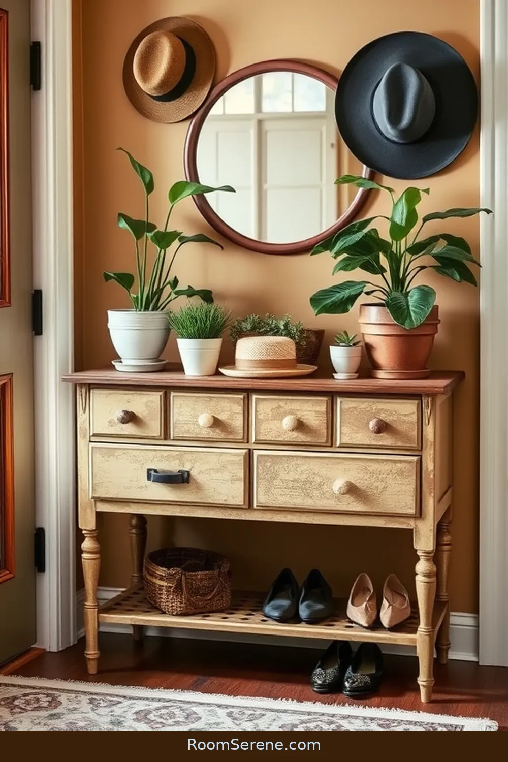 21 Creative Organization Ideas for Your Entryway Using Recycled Wood 13 Repurposed Drawer Console for 21 Creative Organization Ideas for Your Entryway Using Recycled Wood