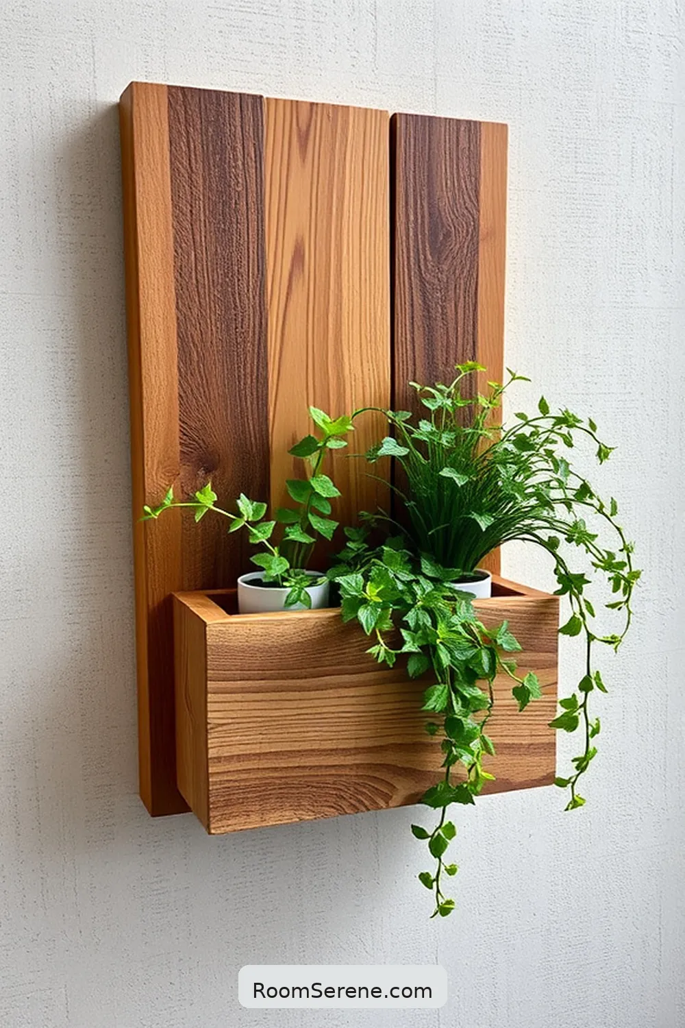 21 Creative Organization Ideas for Your Entryway Using Recycled Wood 12 Wall-mounted Plant Holder for 21 Creative Organization Ideas for Your Entryway Using Recycled Wood