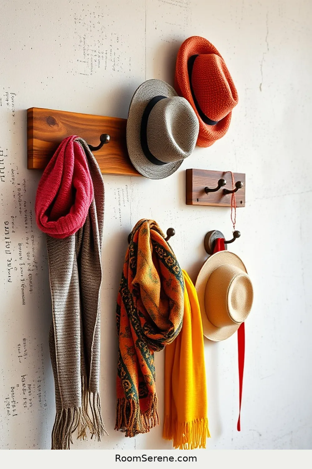 21 Creative Organization Ideas for Your Entryway Using Recycled Wood 4 Wooden Wall Hooks for 21 Creative Organization Ideas for Your Entryway Using Recycled Wood