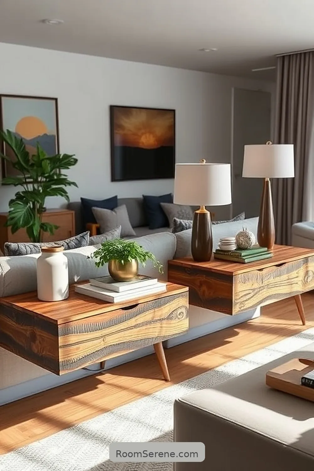 21 Creative Ways for Living Room Organization Using Recycled Wood 12 Floating Nightstands for 21 Creative Ways for Living Room Organization Using Recycled Wood