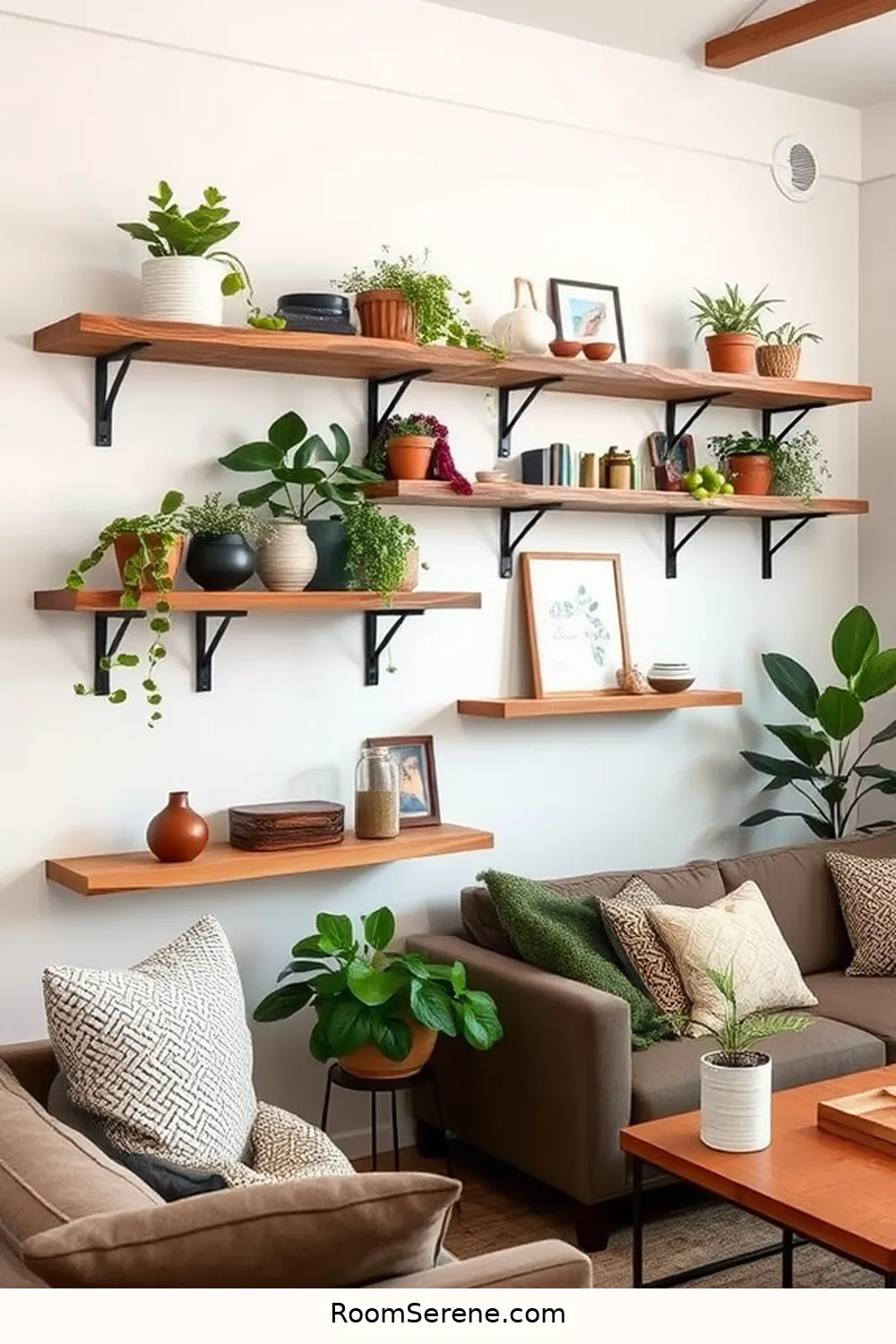 21 Creative Ways for Living Room Organization Using Recycled Wood 16 Wood and Metal Combination Decor for 21 Creative Ways for Living Room Organization Using Recycled Wood
