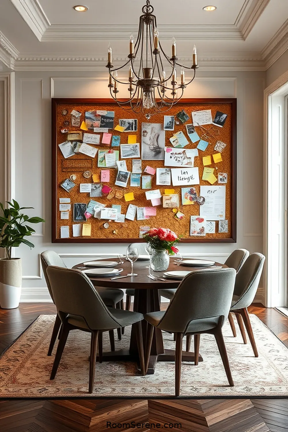 21 Creative Workspace Design Ideas Using Cork in Your Dining Room 6 Cork Pinboards for Organizing Ideas for 21 Creative Workspace Design Ideas Using Cork in Your Dining Room