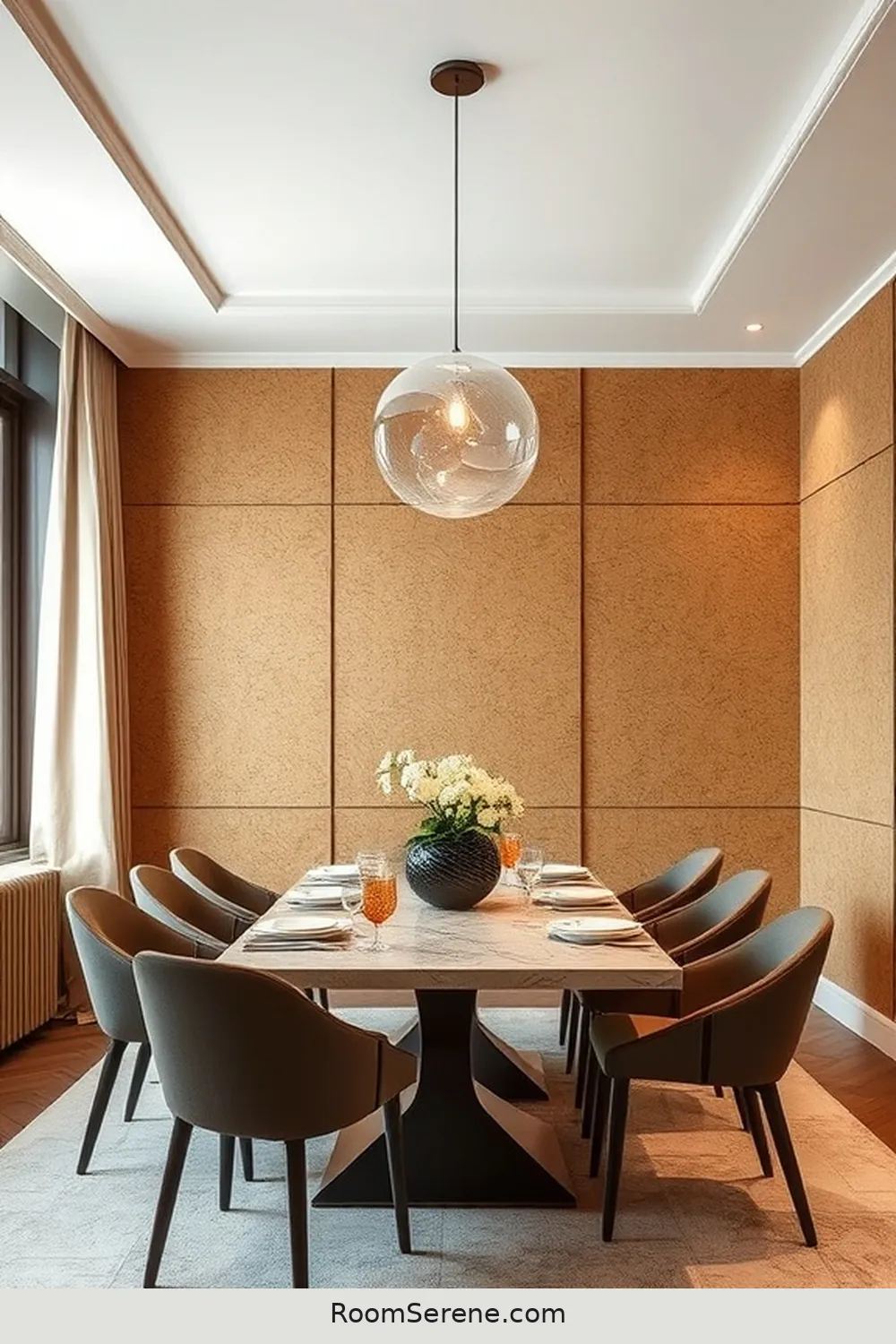 21 Creative Workspace Design Ideas Using Cork in Your Dining Room 2 Cork Wall Panels for Acoustic Comfort for 21 Creative Workspace Design Ideas Using Cork in Your Dining Room