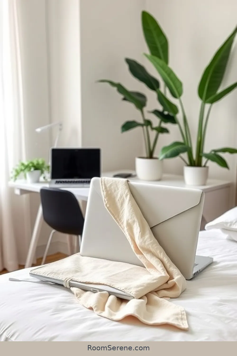 21 Inspiring Workspace Design Ideas for Your Bedroom Using Organic Cotton 15 Incorporate Organic Cotton Laptop Sleeves for Protection for 21 Inspiring Workspace Design Ideas for Your Bedroom Using Organic Cotton