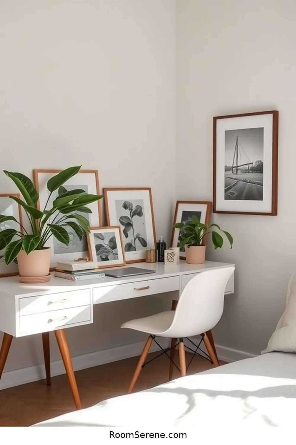 21 Inspiring Workspace Design Ideas for Your Bedroom Using Organic Cotton 19 Personalize Your Space With Organic Cotton Photo Frames for 21 Inspiring Workspace Design Ideas for Your Bedroom Using Organic Cotton