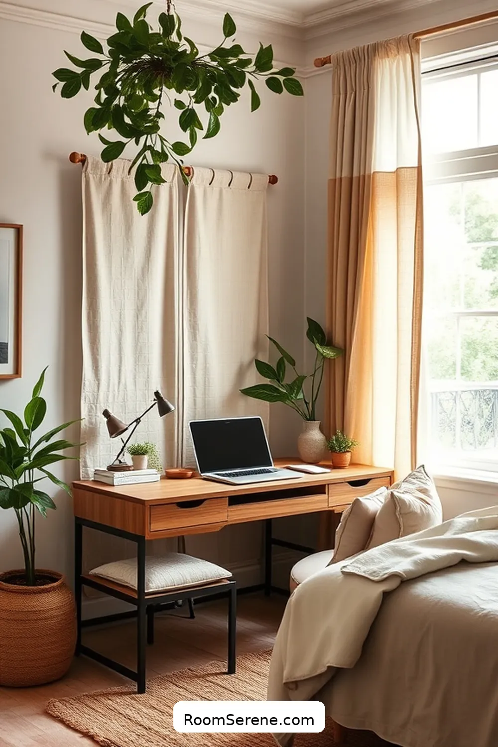 21 Inspiring Workspace Design Ideas for Your Bedroom Using Organic Cotton 20 Use Organic Cotton Workstation Dividers for Privacy for 21 Inspiring Workspace Design Ideas for Your Bedroom Using Organic Cotton