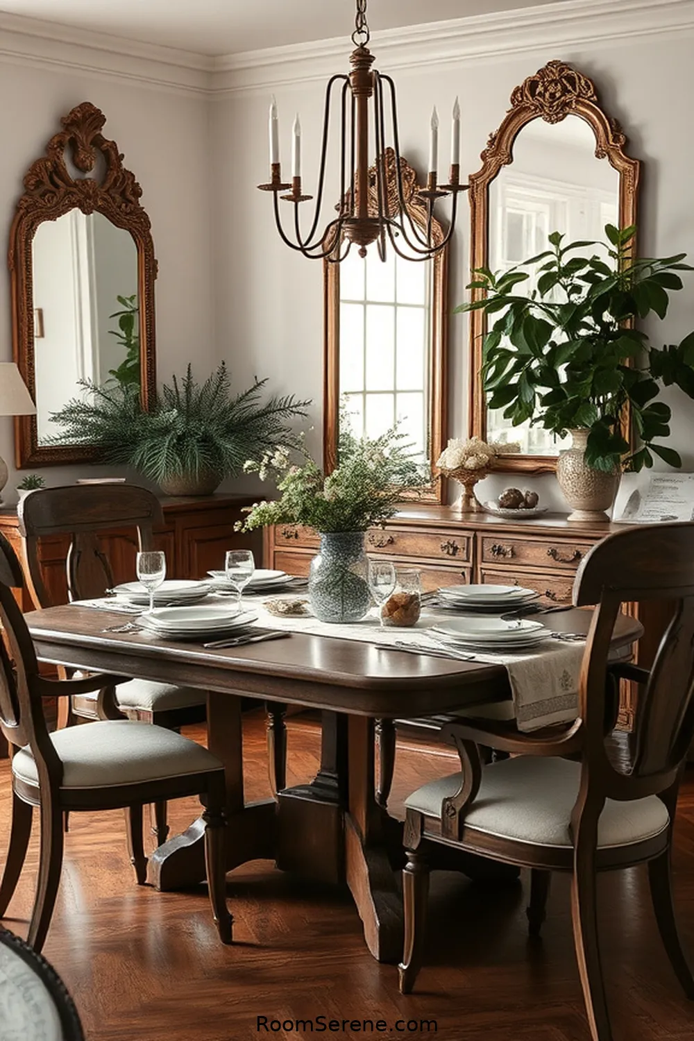 21 Inspiring Workspace Design Ideas for Your Dining Room Using Reclaimed Materials 11 Antique Mirrors to Enhance Space for 21 Inspiring Workspace Design Ideas for Your Dining Room Using Reclaimed Materials